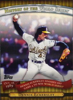 2010 Topps - History of the World Series #HWS17 Dennis Eckersley Front